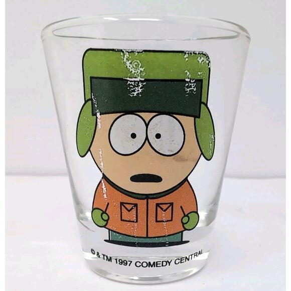 South Park 2 Inch Shot Glasses Lot Set Of 3 Stan Kenny Kyle Comedy Central 1997 - Picture 7 of 8